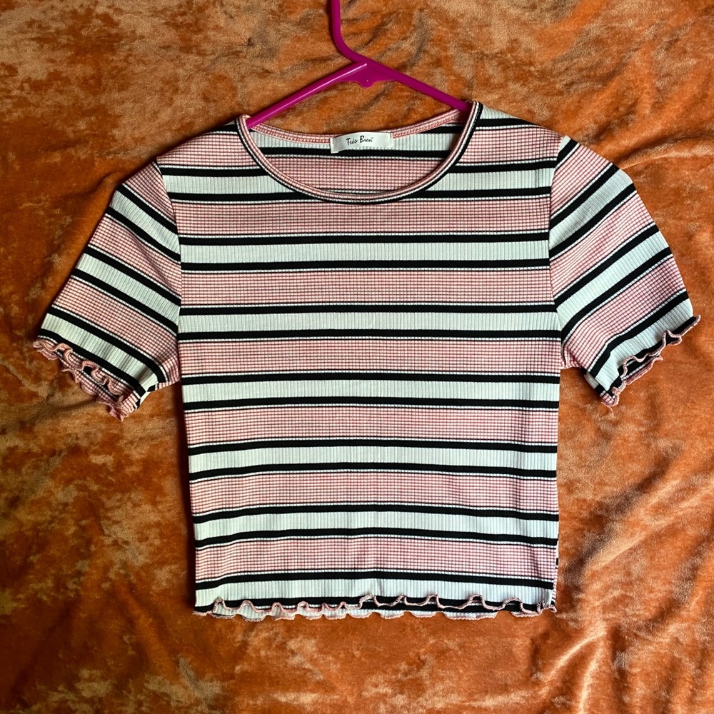 Striped Crop Top